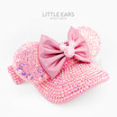 Pink Iridescent Mickey Visor