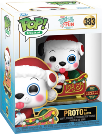 PREORDER (Estimated Arrival Q3 2025) Pop! Digital: Festival of Fun Series 1 - LE1900 Proto as Santa #383