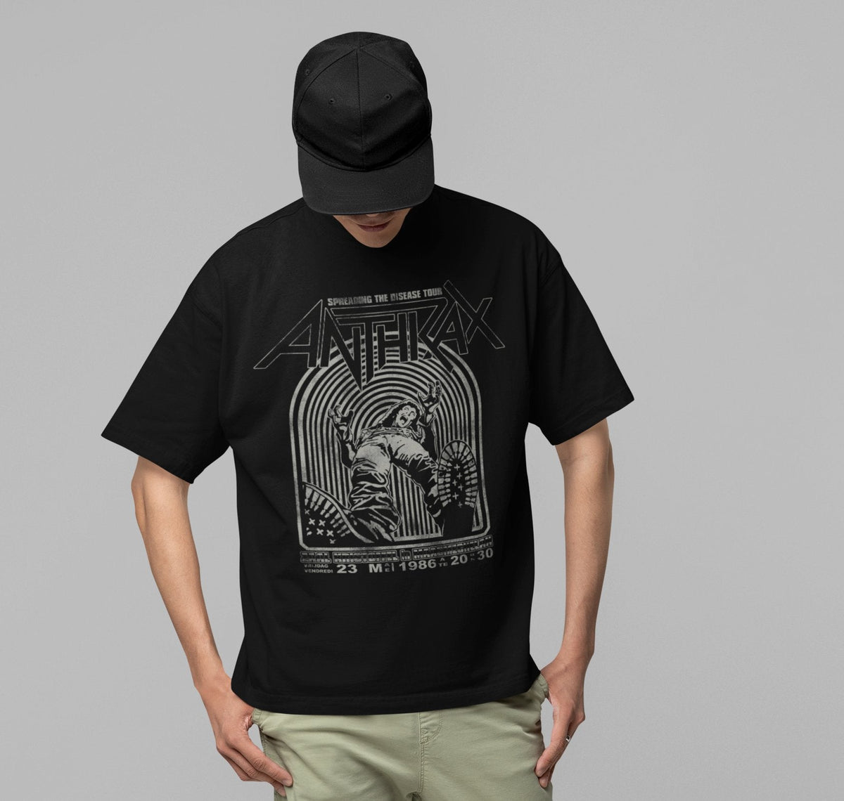 Anthrax - 1986 Tour Jumbo Print T-Shirt – Ralphie's Funhouse