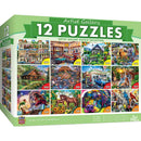 Artist Gallery Jigsaw Puzzle Collection - 12-Pack