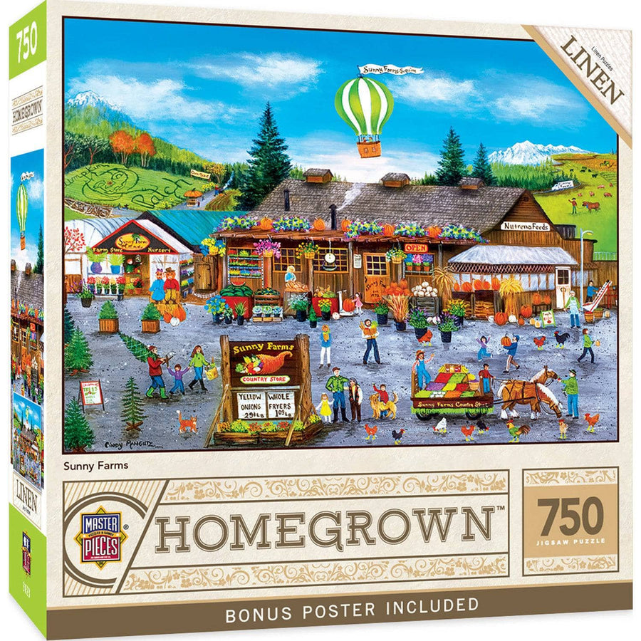 Homegrown - Sunny Farms 750 Piece Jigsaw Puzzle