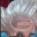 Arctic Crystal Fortress Display Stand for 1:12 Scale Action Figures like DC Multiverse