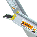 Adjustable Aluminum Wheelchair Ramp 7' Telescoping Non-Skid