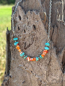 Authentic Spiny Oyster Chip Bead Necklace