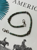Authentic Turquoise Heishi Purse Chain