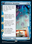 Inventive Iteration // Living Breakthrough (NEO-057) - Kamigawa: Neon Dynasty: (fandfc, enchantment)