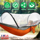 Camping Hammock with Mosquito Net - 440lbs Capacity Portable