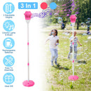 Standing Bubble Machine with Lights & Music - 3 Heights