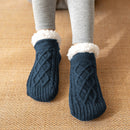 Winter Knitted Plush Socks, Non-slip, Women’s