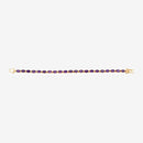 7.98 Carat Genuine Amethyst .925 Sterling Silver Bracelet