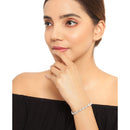10.71 Carat Genuine Blue Topaz .925 Sterling Silver Bracelet