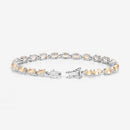 9.03 Carat Genuine Citrine .925 Sterling Silver Bracelet