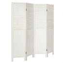 5.6 Ft Tall 4 Panel Folding Privacy Room Divider
