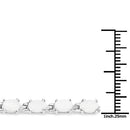 6.82 Carat Genuine Opal .925 Sterling Silver Bracelet