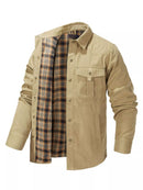 Men's Snap Down Long Sleeve Jacket