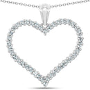 2.10 Carat Genuine Blue Topaz .925 Sterling Silver Pendant