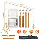 6.5×10ft Photography Backdrop Stand – Adjustable Studio Support Set
