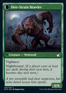 Tireless Hauler // Dire-Strain Brawler (MID-203) - Innistrad: Midnight Hunt: (Double Faced Transform)