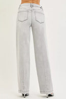 RISEN Slouchy Baggy Jeans with Contrast Stitching