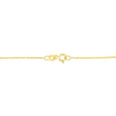 14K Yellow Gold Plated .925 Sterling Silver 1.0 Cttw Round and Baguette-Cut Diamond Composite Hearth 18" Pendant Necklace (I-J Color, I1-I2 Clarity)