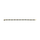 18K Yellow Gold Alternating 1 1/5 Cttw Diamond and 3X3 MM Blue Sapphire Tennis Bracelet (G-H Color, VS1-VS2 Clarity) - 7" Inches