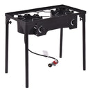 150000 BTU Double Burner Outdoor Stove BBQ Grill