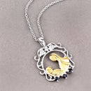 0.12 Carat Genuine Blue Sapphire .925 Sterling Silver Pendant