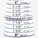 1.81 Carat Genuine Tanzanite and White Topaz .925 Sterling Silver Bracelet