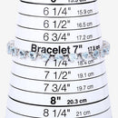11.62 Carat Genuine Blue Topaz and White Diamond .925 Sterling Silver Bracelet