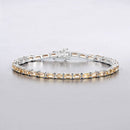 12.80 Carat Genuine Citrine .925 Sterling Silver Bracelet