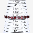 27.60 Carat Genuine Garnet .925 Sterling Silver Bracelet