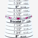 5.00 Carat Genuine Ruby 10K White Gold Bracelet