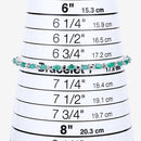 3.24 Carat Genuine Zambian Emerald .925 Sterling Silver Bracelet