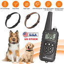 Rechargeable Dog Training Collar with Remote – 875 Yard Range