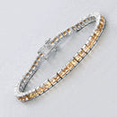 8.25 Carat Genuine Citrine .925 Sterling Silver Bracelet