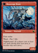 Brutal Cathar // Moonrage Brute (MID-007) - Innistrad: Midnight Hunt: (Double Faced Transform)
