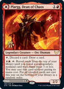 Plargg, Dean of Chaos // Augusta, Dean of Order (PRE-155S) - Strixhaven: School of Mages Promos Foil