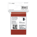 Ultra PRO: Small 60ct Sleeves - PRO-Gloss (Red)