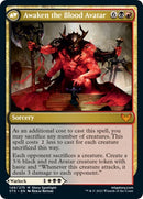 Extus, Oriq Overlord // Awaken the Blood Avatar (PRE-149S) - Strixhaven: School of Mages Promos Foil