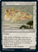 Befriending the Moths // Imperial Moth (NEO-004) - Kamigawa: Neon Dynasty: (fandfc, enchantment)