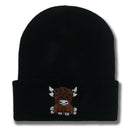 Cartoon Long Hair Yak Knitted Hat Winter Warm Wool