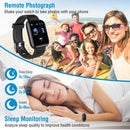 1.3\'\' Fitness Tracker IP67 Waterproof Activity Tracker Smart Bracelet w/Heart Rate Sleep Monitor Pedometer