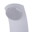 55 Inch Tempered Glass Shower Panel with Massage Jets Hand Shower