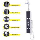 Bathroom ABS Shower Panel with Massage Jets & Hand Shower