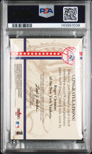 2001 Fleer Platinum National Patch Roger Clemens Signed Card Auto PSA Yankees