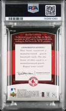 2007 Upper Deck Premier Stit #PS-50 Roger Clemens Signed Card Auto 10 PSA Red So