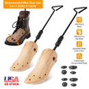 One Pair Boot Stretcher Adjustable Width Shoe Shaper Wooden Boot Widener Expander for Men Women