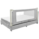 Bed Rail Guard for Toddlers Kid with Adjustable Height and Safety Lock