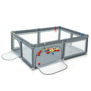Extra-Large Safety Baby Fence with 50 Ocean Balls