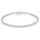 IGI Certified 4.0 Cttw Diamond 14K White Gold Classic 7†Tennis Bracelet (H-I Color, I1-I2 Clarity)